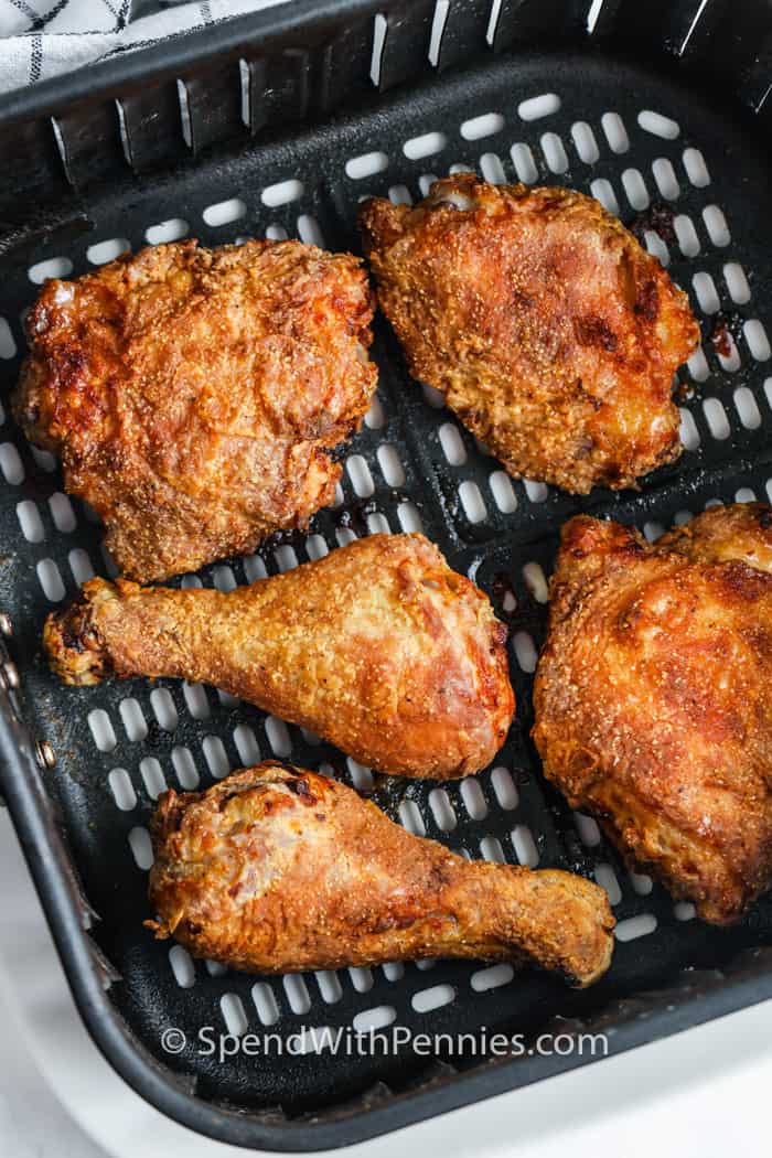 Air Fryer Fried Chicken a légsütőben