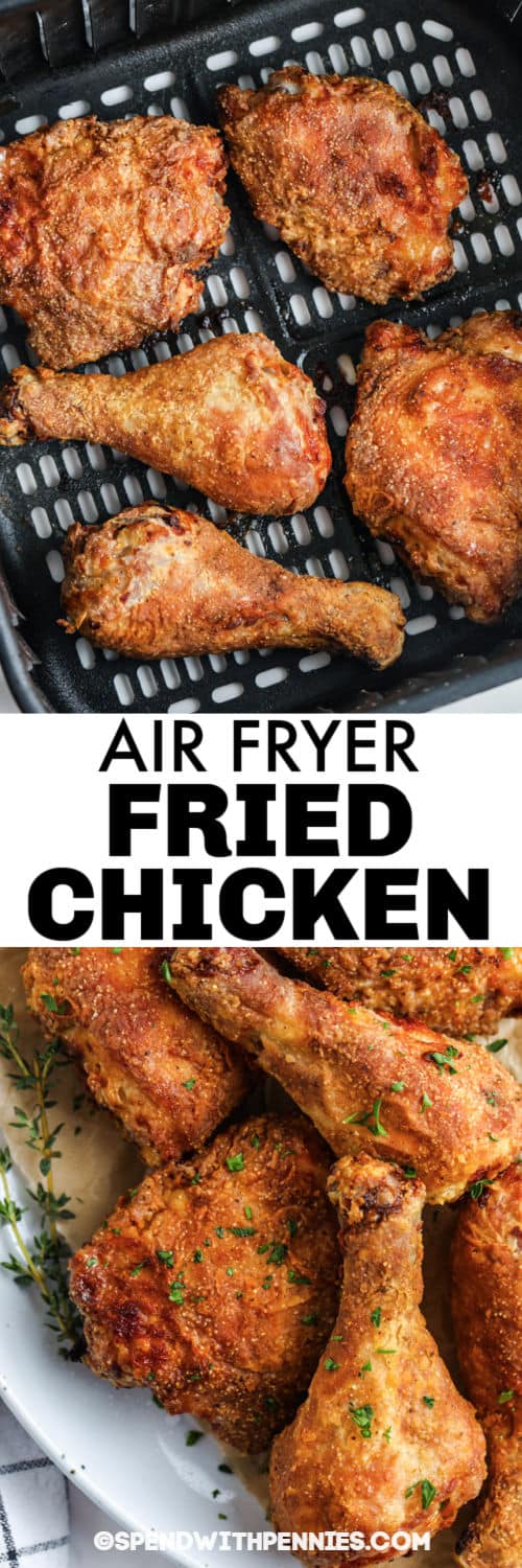 Air Fryer Fried Chicken a légsütőben és címmel bevonva