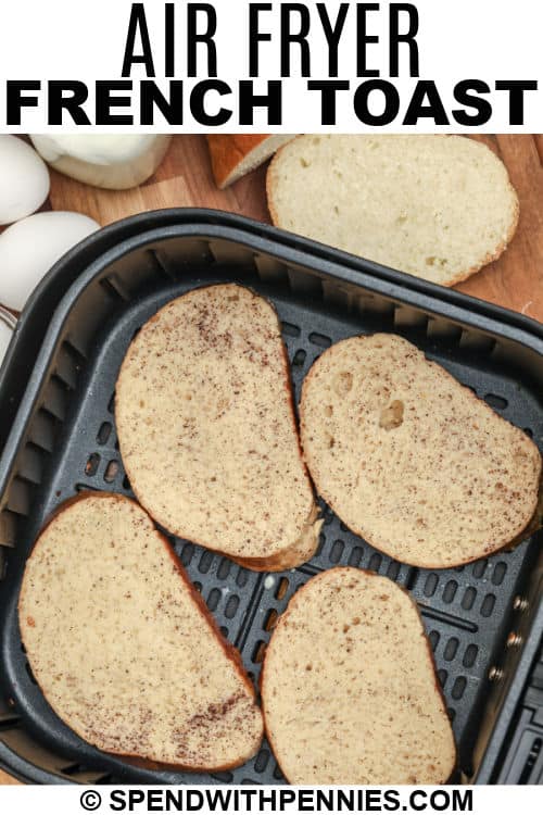 Air Fryer francia pirítós a címmel ellátott levegős olajsütőben