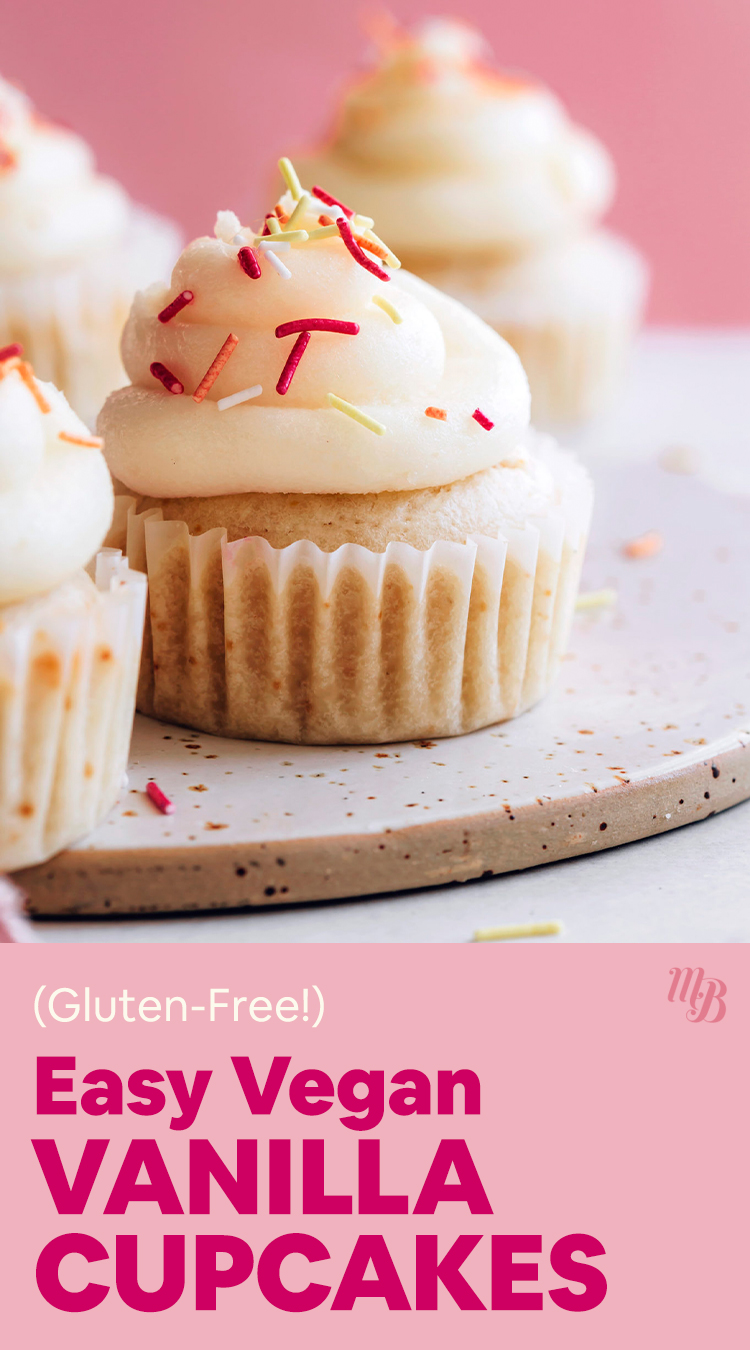 Gluténmentes vegán vanília cupcakes vajkrémmel