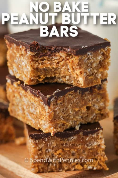 verem No Bake mogyoróvaj négyzetek címmel