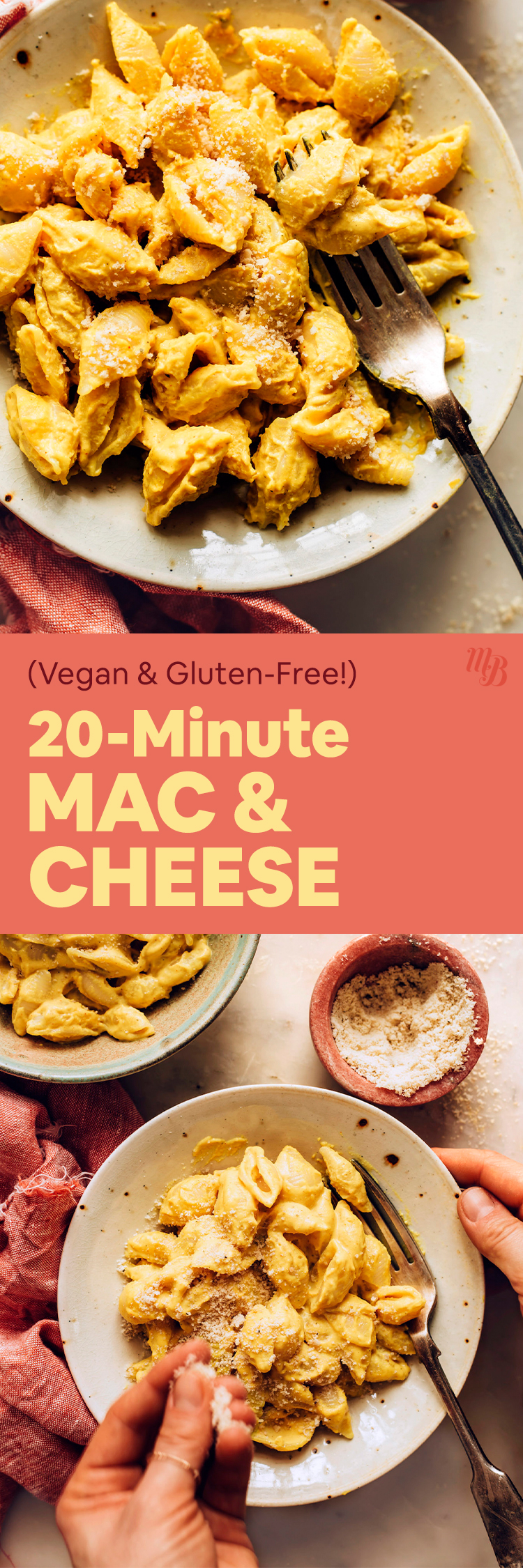 Tál vegán és gluténmentes 20 perces mac és sajt