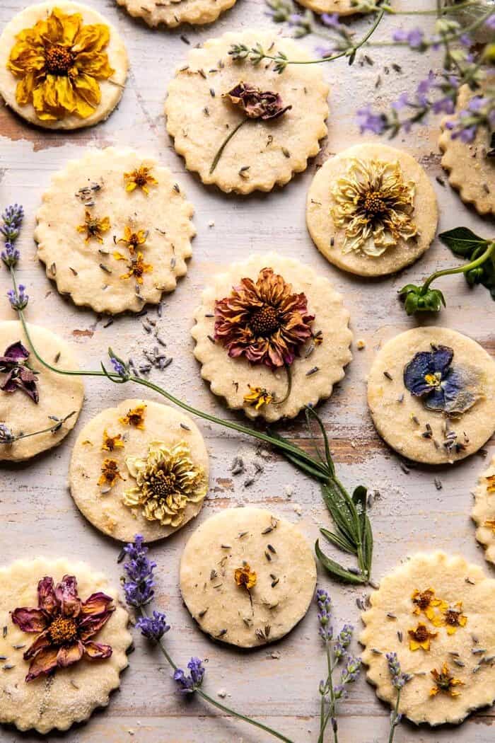 Lavender Lemon Sugar Cookies | halfbakedharvest.com