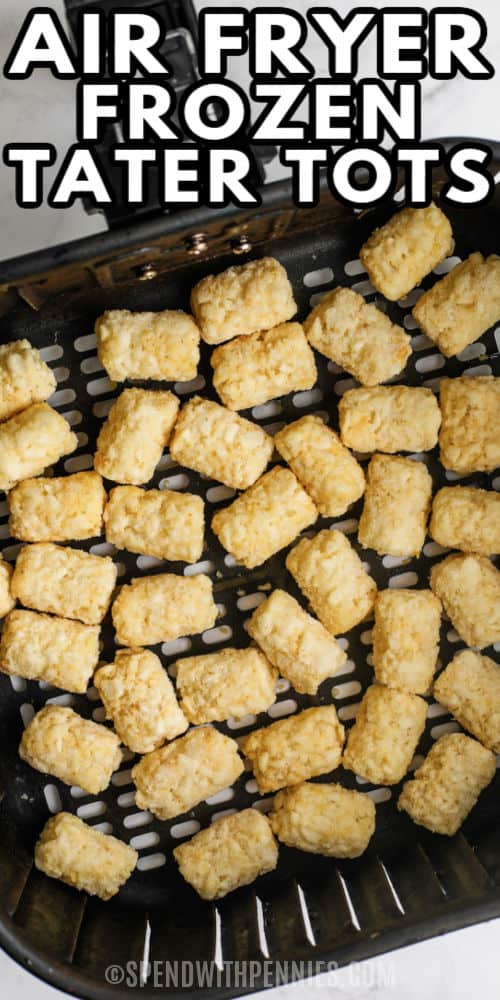 Légsütő Fagyasztott Tater Összesen a légsütőben, mielőtt főznék főzni