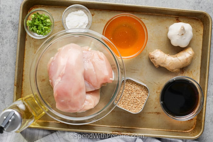 hozzávalók a mézes fokhagymás csirke elkészítéséhez