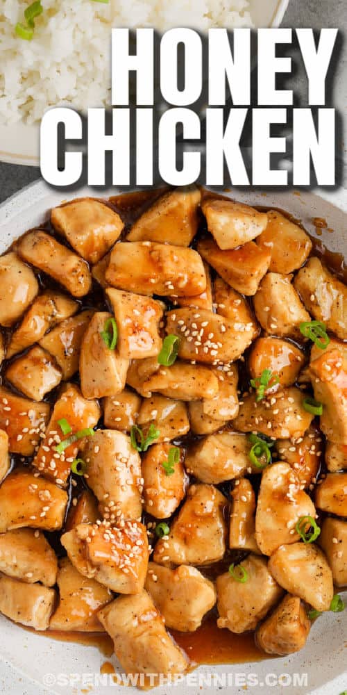 felülnézet Mézes fokhagymás csirke címmel