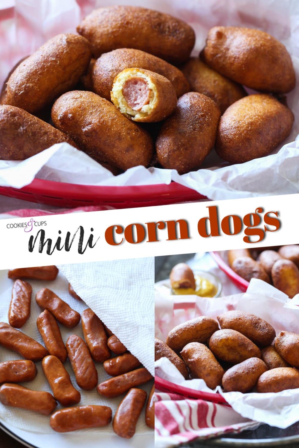 mini corn dogs pinterest image