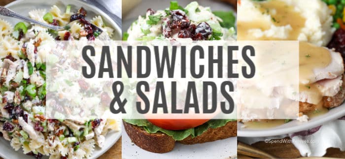 Maradék pulykasaláta és szendvics receptek címmel