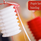 papír lampion készítése házilag